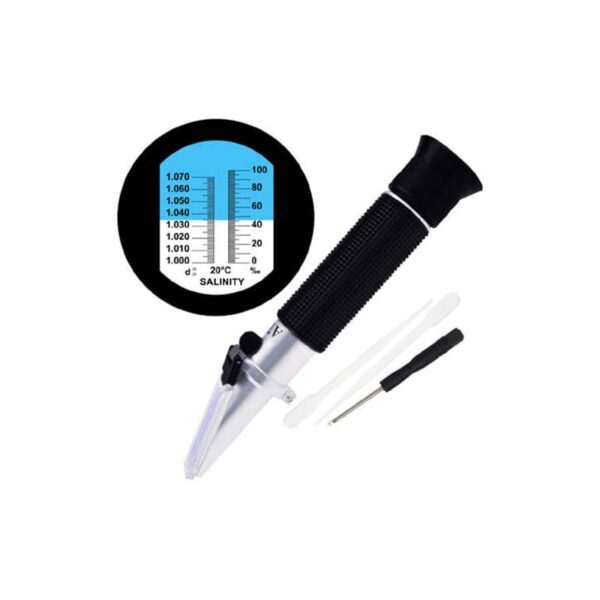 Portable Salinity Refractometer 0-100%, China