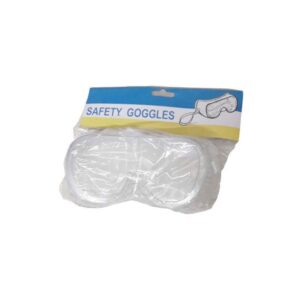 Safety Goggles Transparent Color With Rubber