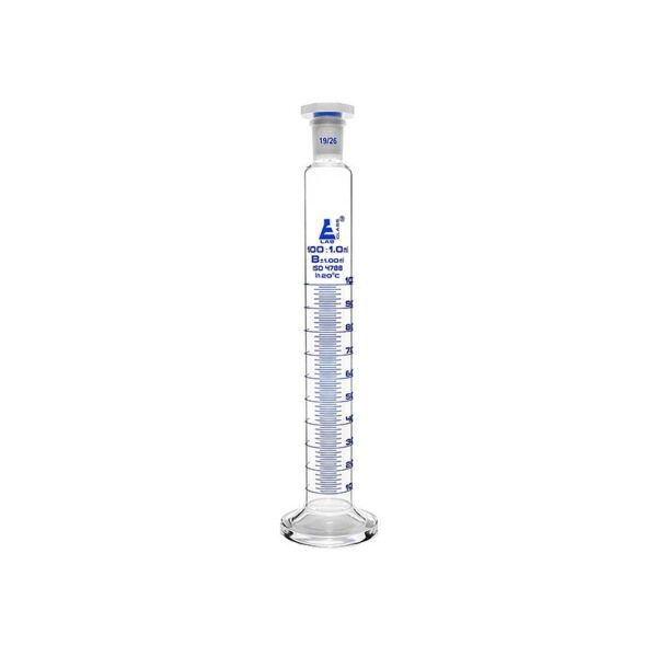 Pyrex-A Glass Graduated Measuring Cylinder 100ml With Stopper