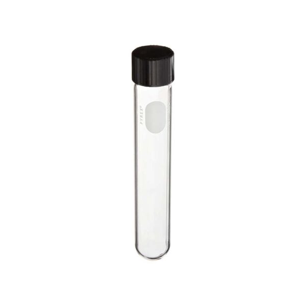 Pyrex-A Glass Test Tube With Screw Cap