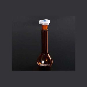 Pyrex-A Glass Volumetric Flask 50ml, Amber Color